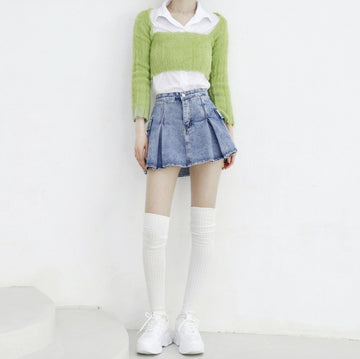 Abel Cargo Pleats Skirt